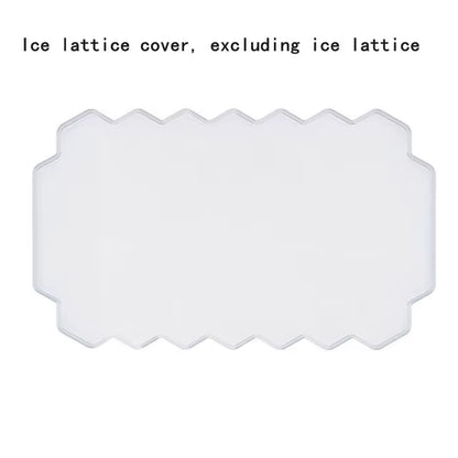 Reusable Silicone Honeycomb Ice Cube Tray with Removable Lid 